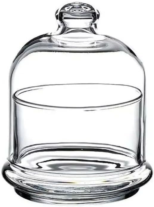 وعاء زجاجي شفاف للتمور والحلوى EG