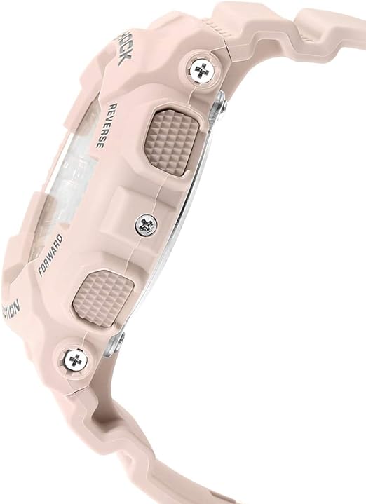 ساعة انالوج-رقمية بسوار راتنج للنساء من كاسيو -EG