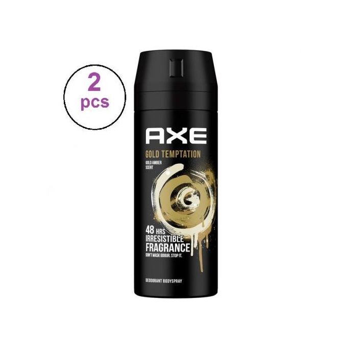 Axe Gold Body Spray For Men - 150ml 2 Pcs44